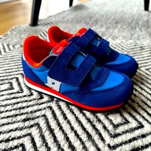 NWT Saucony Baby Jazz Toddler/Little Kid Unisex Shoe Sneaker - Blue and Orange